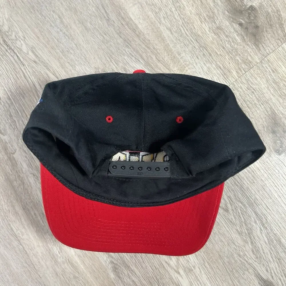 Vintage Ernie Irvan NASCAR Hat Snapback Black Red Racing KC Cap‎